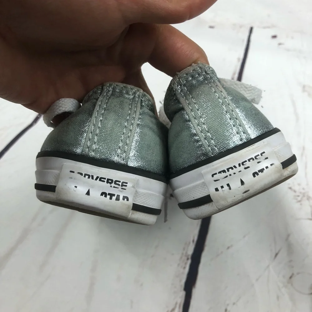 Converse Kids‎ Silver Shoes